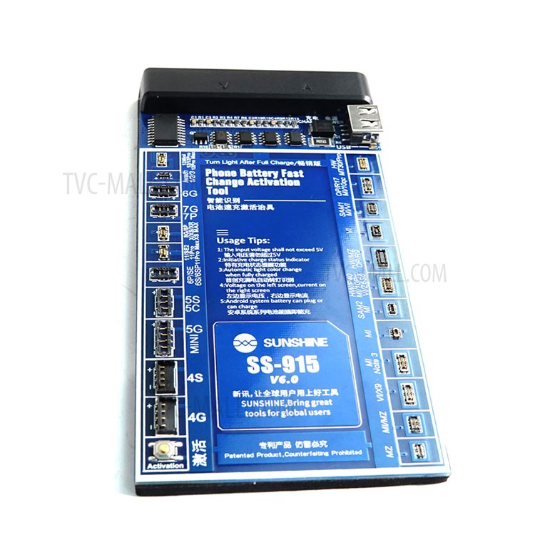 SUNSHINE SS-915 Smart Phone Built-in Battery Fast Charging and Actived Tool-4