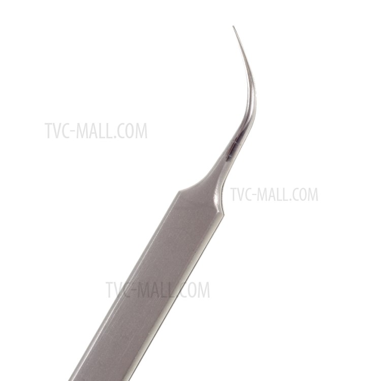 SUNSHINE ST-14S High Strength Metal Professional Curved Tip Tweezers-12
