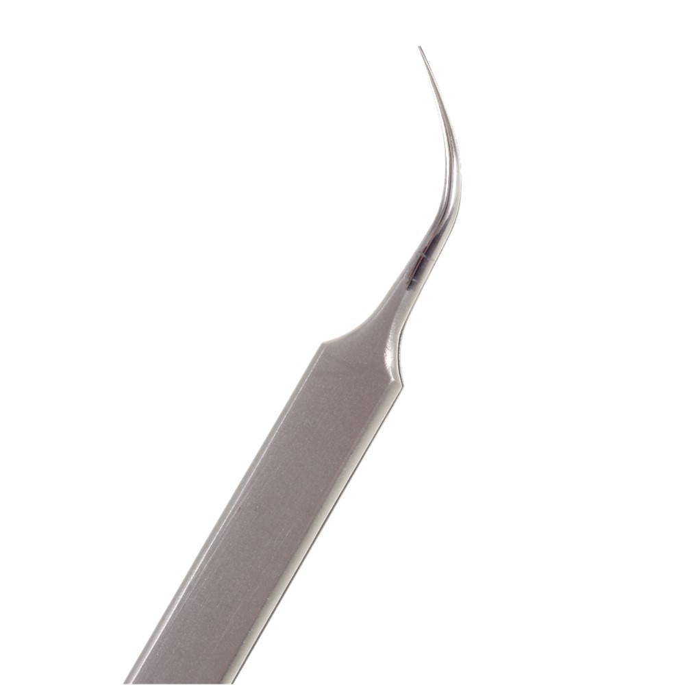 SUNSHINE ST-14S High Strength Metal Professional Curved Tip Tweezers-4