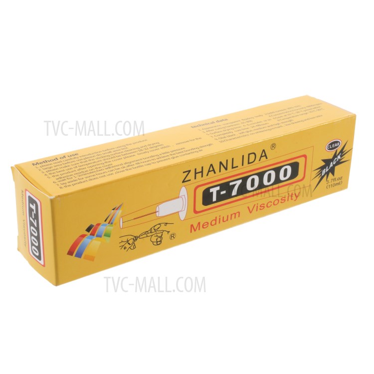 T-7000 110ML Téléphone Mobile Colle Noir Adhésif De Réparation De L'écran-5