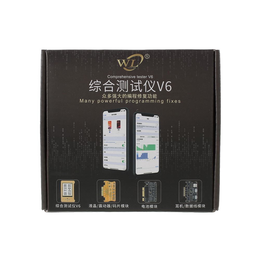 WL V6 Photosensitive Repair Module Programmer Repair Battery Headset Tester Optical Sensor Tool Set-9