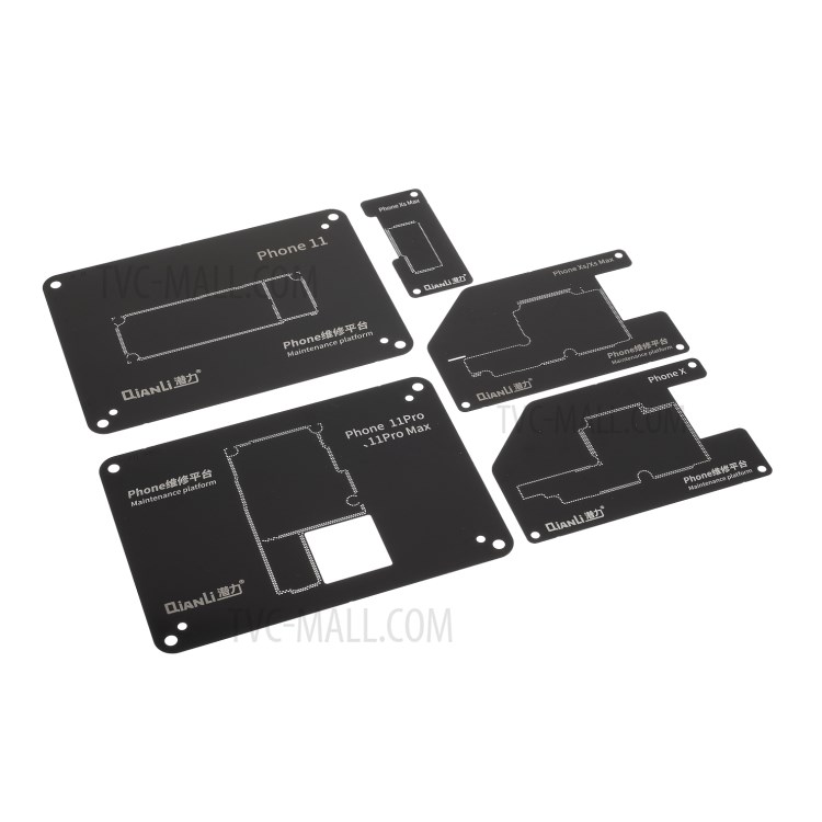 QIANLI 6-in-1 Positioning Reballing Platform Desoldering Maintenance Tool for Phone X/XS/XS Max/11/11 Pro/11 Pro Max-3