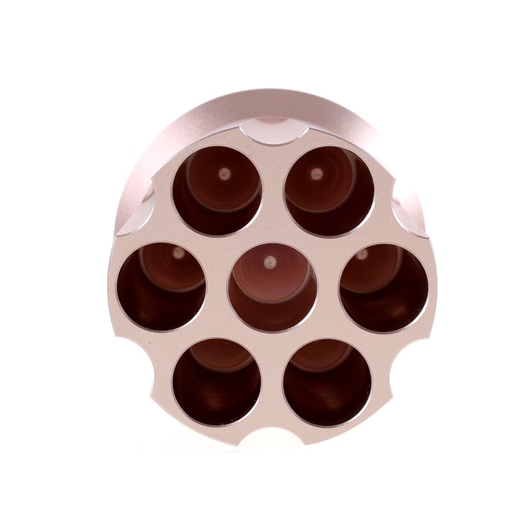 Screwdriver Organizer Non-slip Metal Base Rotating Tool Holder - Rose Gold-3