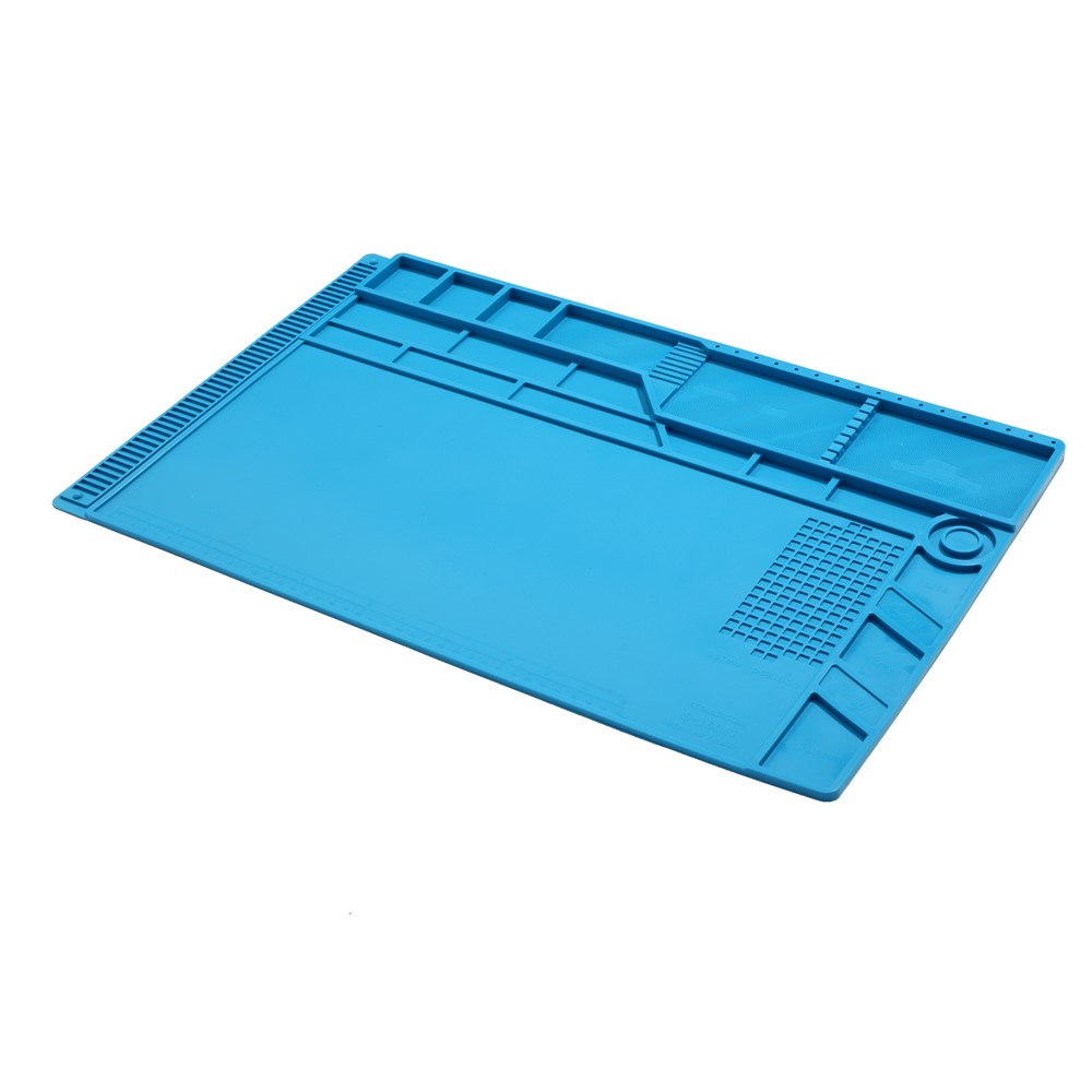 S-180 Soldering Station Iron Phone PC Computer Repair Mat Magnetic Heat Insulation Silicone Pad-5