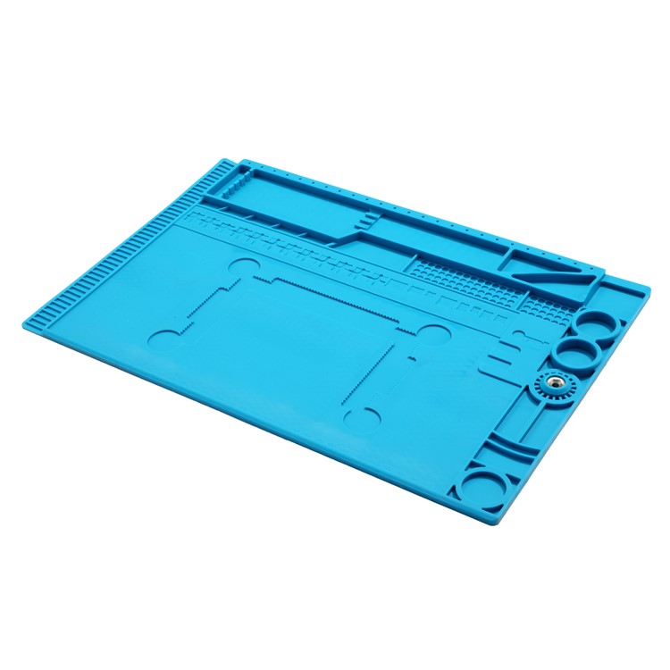 TE-505 Silicone Repair Mat Magnetic Soldering Pad Heat Insulation for Electronics Repair-5