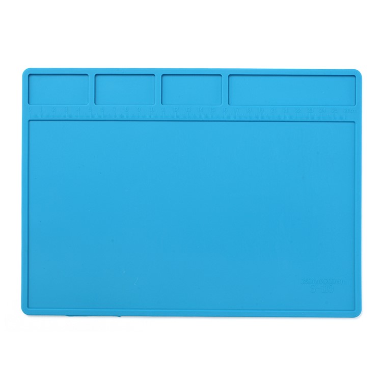 S-110 Heat Insulation Silicone Soldering Pad Mat Desk Maintenance Platform-1