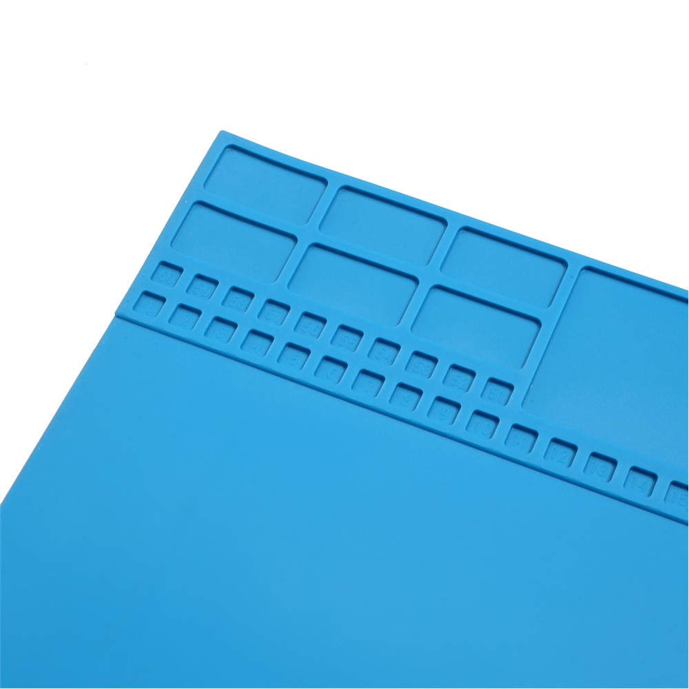 TE-504 Insulation Silicone Pad Heat-resistant Magnetic Soldering Pad-2