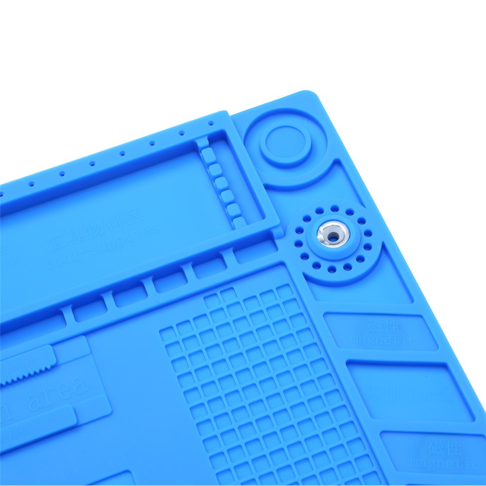 A-500 Silicone Repair Mat Magnetic Soldering Mat Heat Insulation for Electronics Repair-3