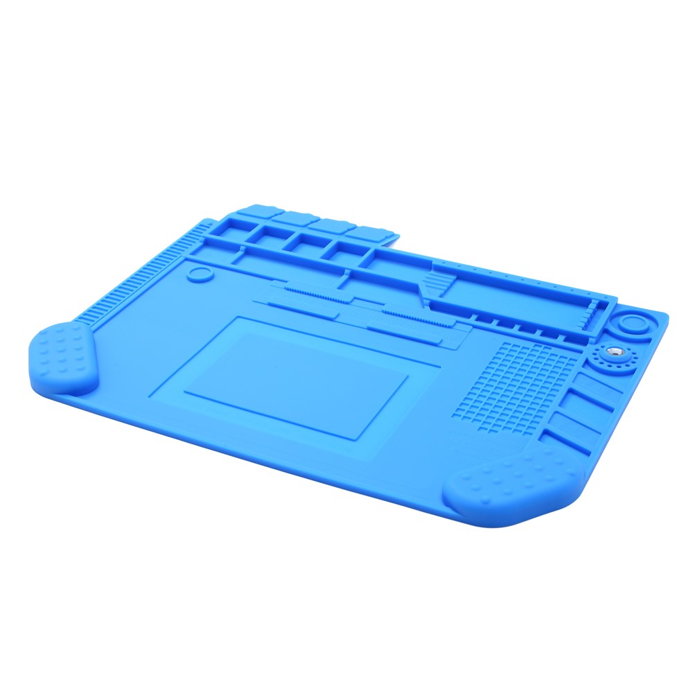 A-500 Silicone Repair Mat Magnetic Soldering Mat Heat Insulation for Electronics Repair-6