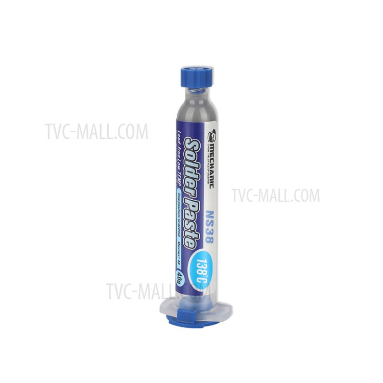 MECHANIC NS38 138? 40g Lead-free Low TEMP Solder Paste for Unique Chip-1