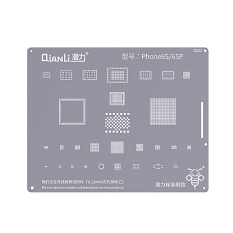 Plantillas de Abejorro IC Chip BGA Plantilla de Soldadura de Plantilla de Reembolso Para Iphone 6S/6S Plus