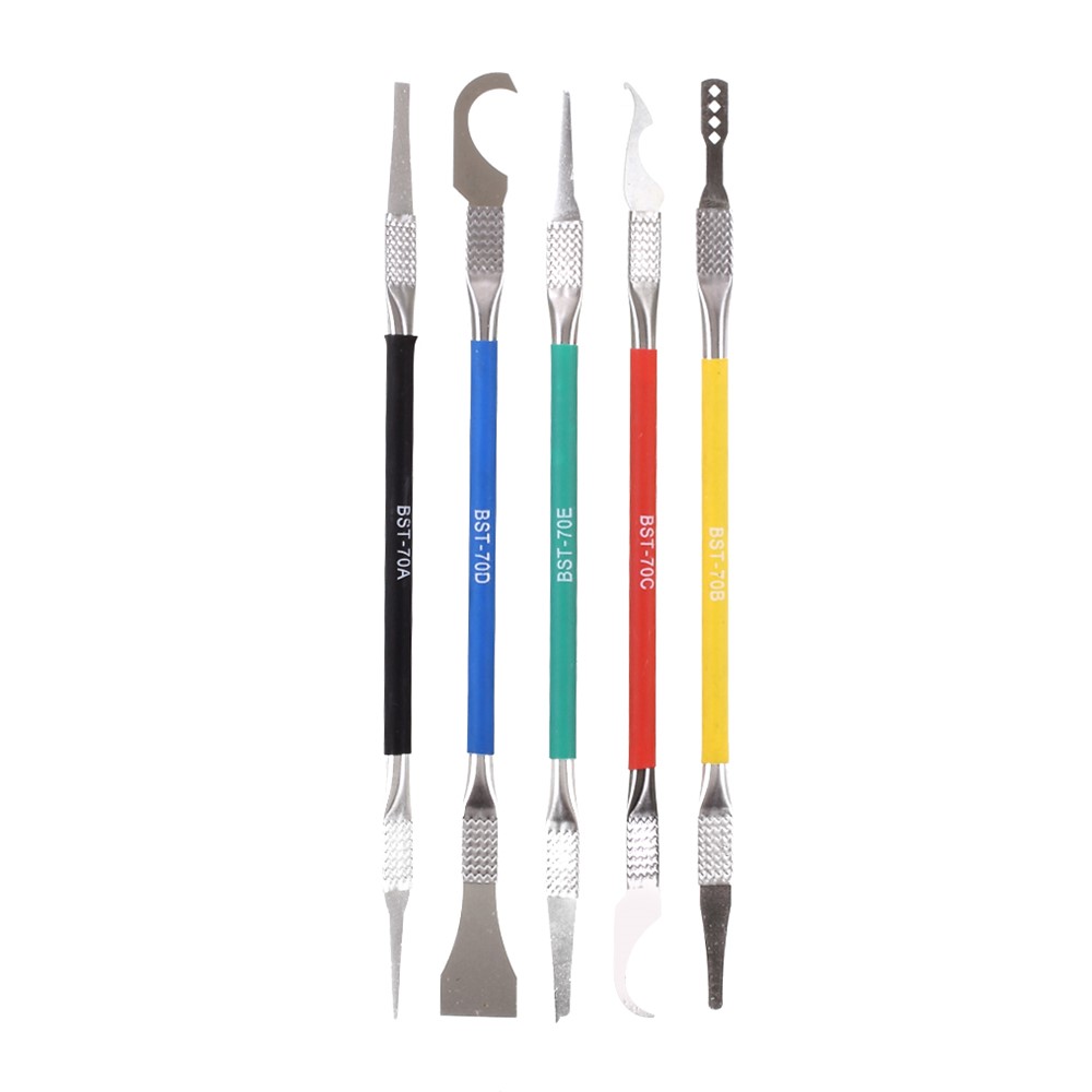 BEST BST-70 5-in-1 CPU Pry Knife Kit Mobile Phone Motherboard BGA Chip Remove Repair Tool-1