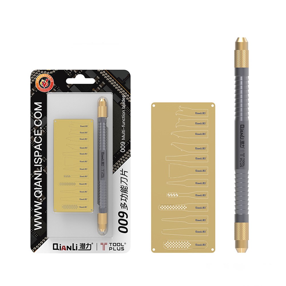 009 Glue Removal Knife with 12 Blades for Mobile Phone Repair Hand Tool Set-1