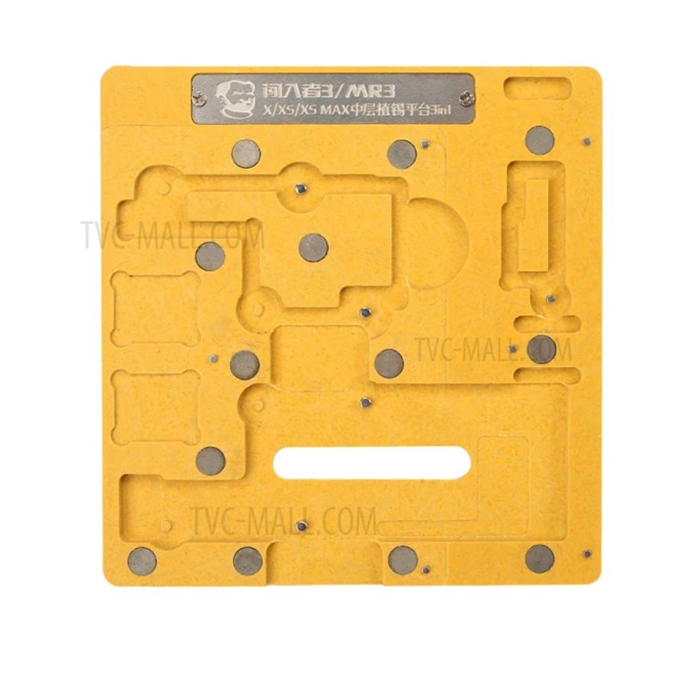 MECHANIC MR3 3in1 Tin Plant Fixed Auto-positioning Platform Main Board Fixture with Planting Net for iPhone X/XS/XS Max-1