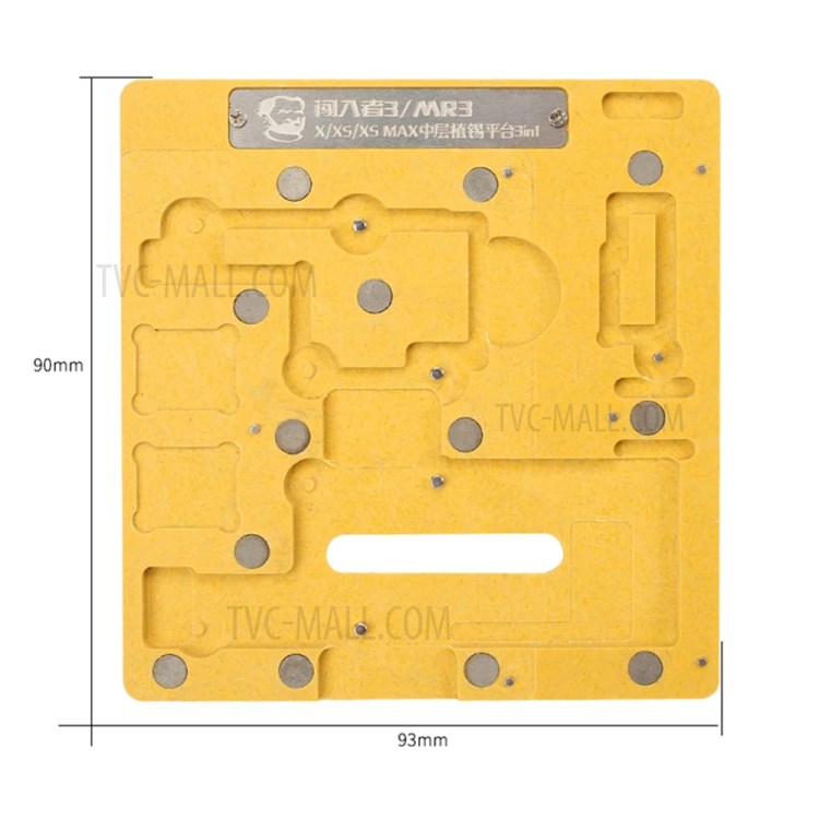 MECHANIC MR3 3in1 Tin Plant Fixed Auto-positioning Platform Main Board Fixture with Planting Net for iPhone X/XS/XS Max-7