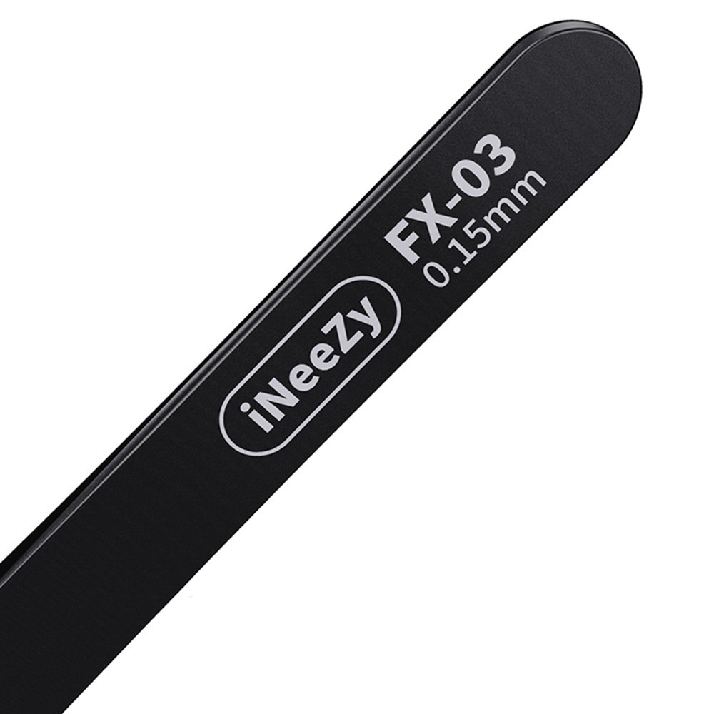 QIANLI INEEZY FX-03 0.15mm Hand-polished Non-magnetic Precision Stainless Steel Pointed Tweezers-2