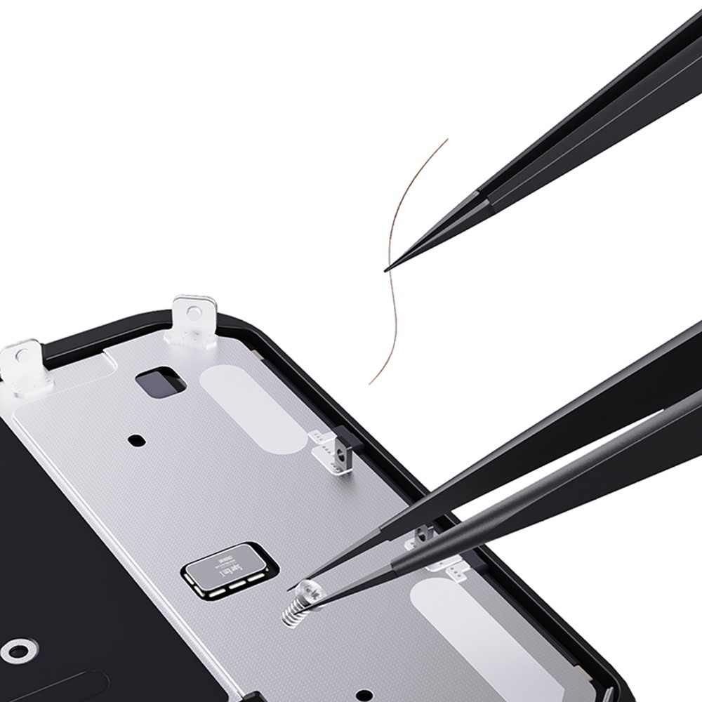 QIANLI INEEZY FX-03 0.15mm Hand-polished Non-magnetic Precision Stainless Steel Pointed Tweezers-3