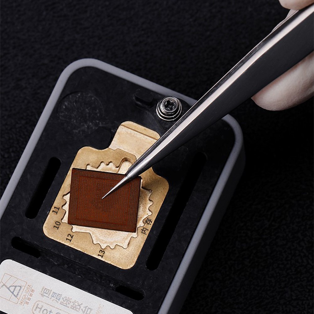 QIANLI INEEZY YX-01 Hand-polished Non-magnetic Precision Stainless Steel 0.1mm Pointed Tweezers-5