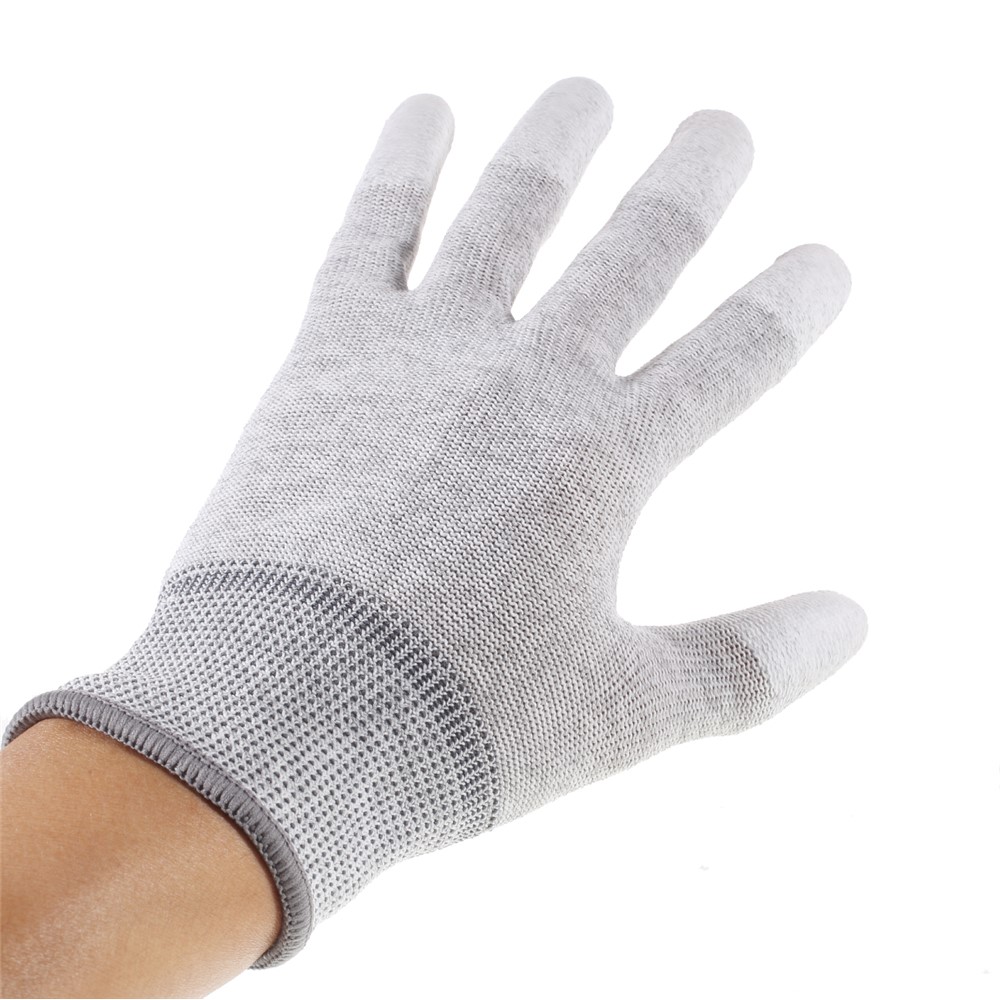TOP FIT PU Coated Finger Anti-Fingerprint Cut Protection Glove Size L-2