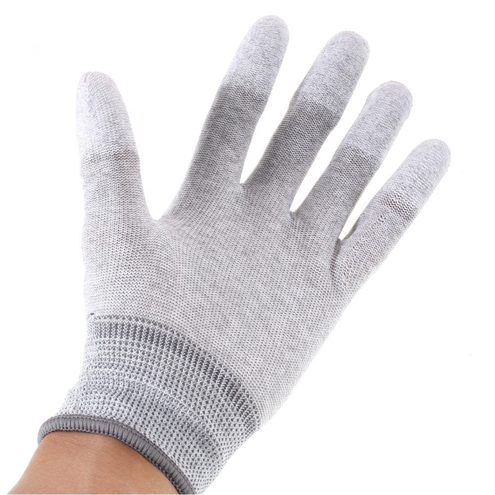 TOP FIT PU Coated Finger Anti-Fingerprint Cut Protection Glove Size L-3