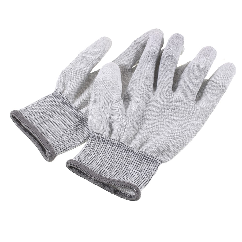 TOP FIT PU Coated Finger Anti-Fingerprint Cut Protection Glove Size L-4