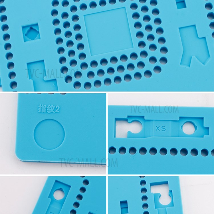 Multifunctional Magic Mat Silicone Pad for iPhone X/XS/11/12 Face ID Dot Matrix Camera CPU Planting Tin Fingerprint Repair-4