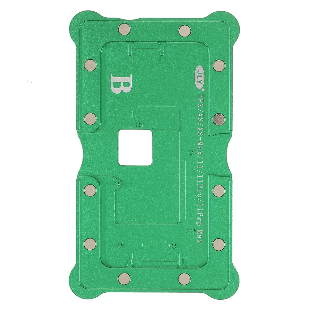 JLY 10-in-1 Magnetic-Absorbed Motherboard Holder Fixture Set for iPhone X/XS 5.8 inch/XS Max 6.5 inch/11 6.1 inch/11 Pro 5.8 inch/11 Pro Max 6.5 inch/12 6.1 inch/12 Pro 6.1 inch/12 Pro Max 6.7 inch-2