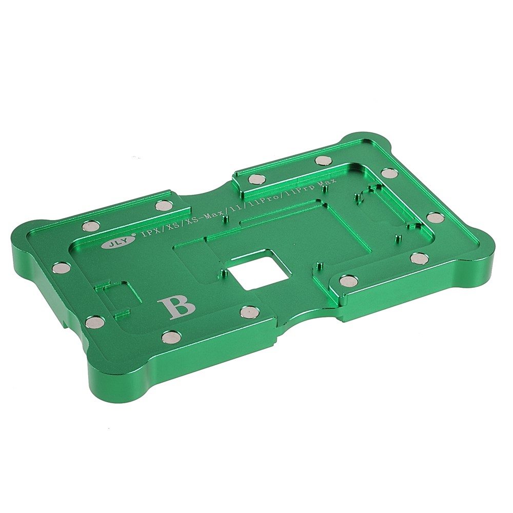 JLY 10-in-1 Magnetic-Absorbed Motherboard Holder Fixture Set for iPhone X/XS 5.8 inch/XS Max 6.5 inch/11 6.1 inch/11 Pro 5.8 inch/11 Pro Max 6.5 inch/12 6.1 inch/12 Pro 6.1 inch/12 Pro Max 6.7 inch-4