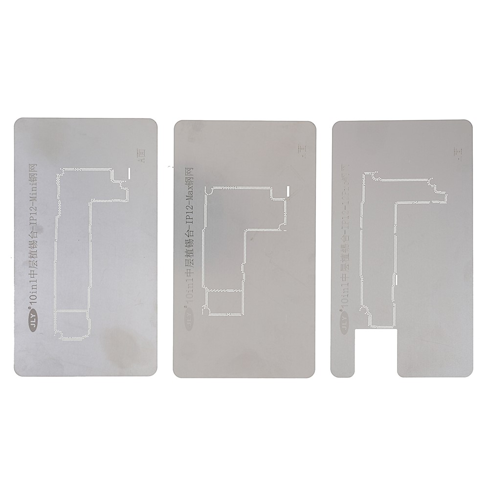 JLY 10-in-1 Magnetic-Absorbed Motherboard Holder Fixture Set for iPhone X/XS 5.8 inch/XS Max 6.5 inch/11 6.1 inch/11 Pro 5.8 inch/11 Pro Max 6.5 inch/12 6.1 inch/12 Pro 6.1 inch/12 Pro Max 6.7 inch-7