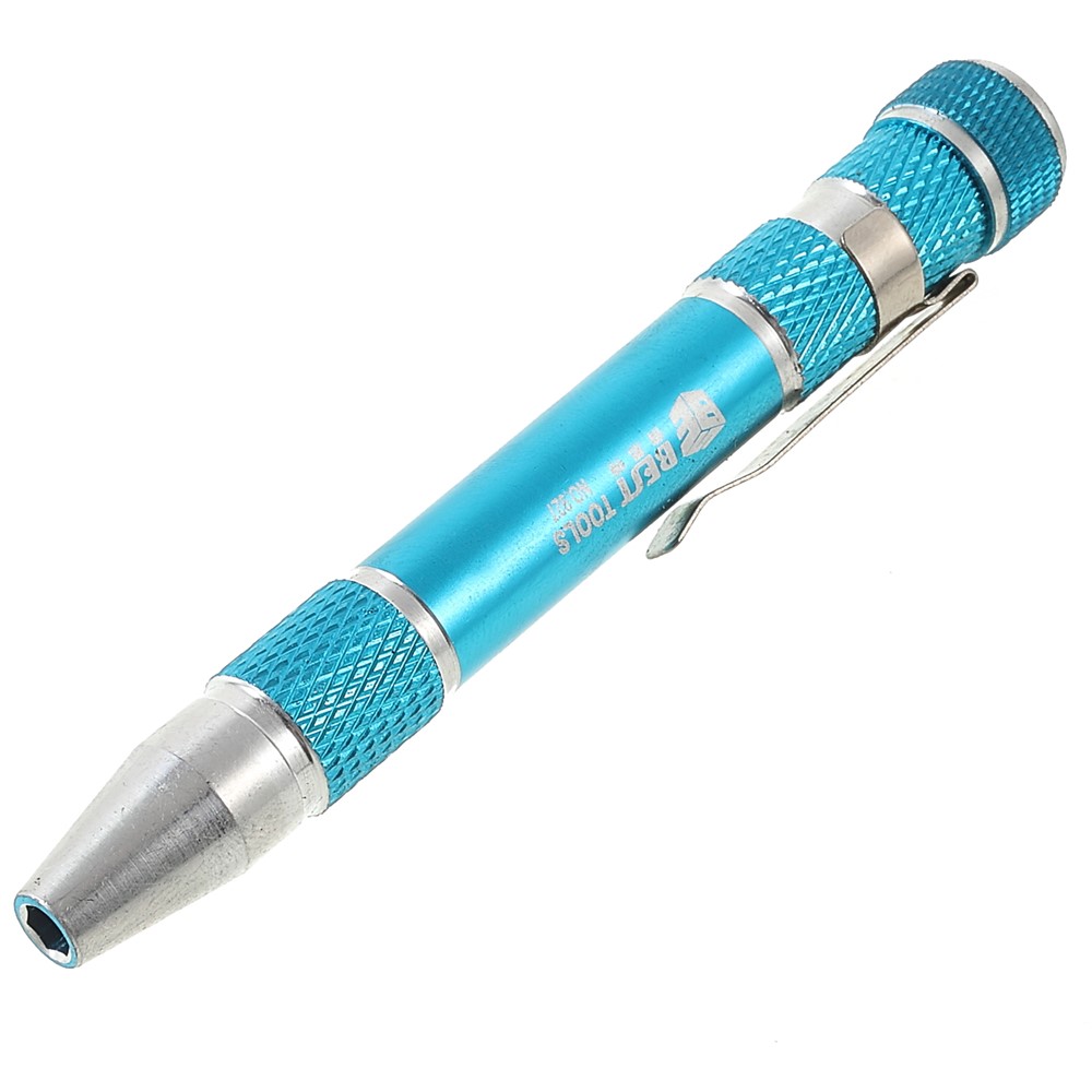 BEST BST-927 9 in 1 S2 Precision Magnetic Aluminum Alloy Handle Pen Screwdriver Bit Set-3