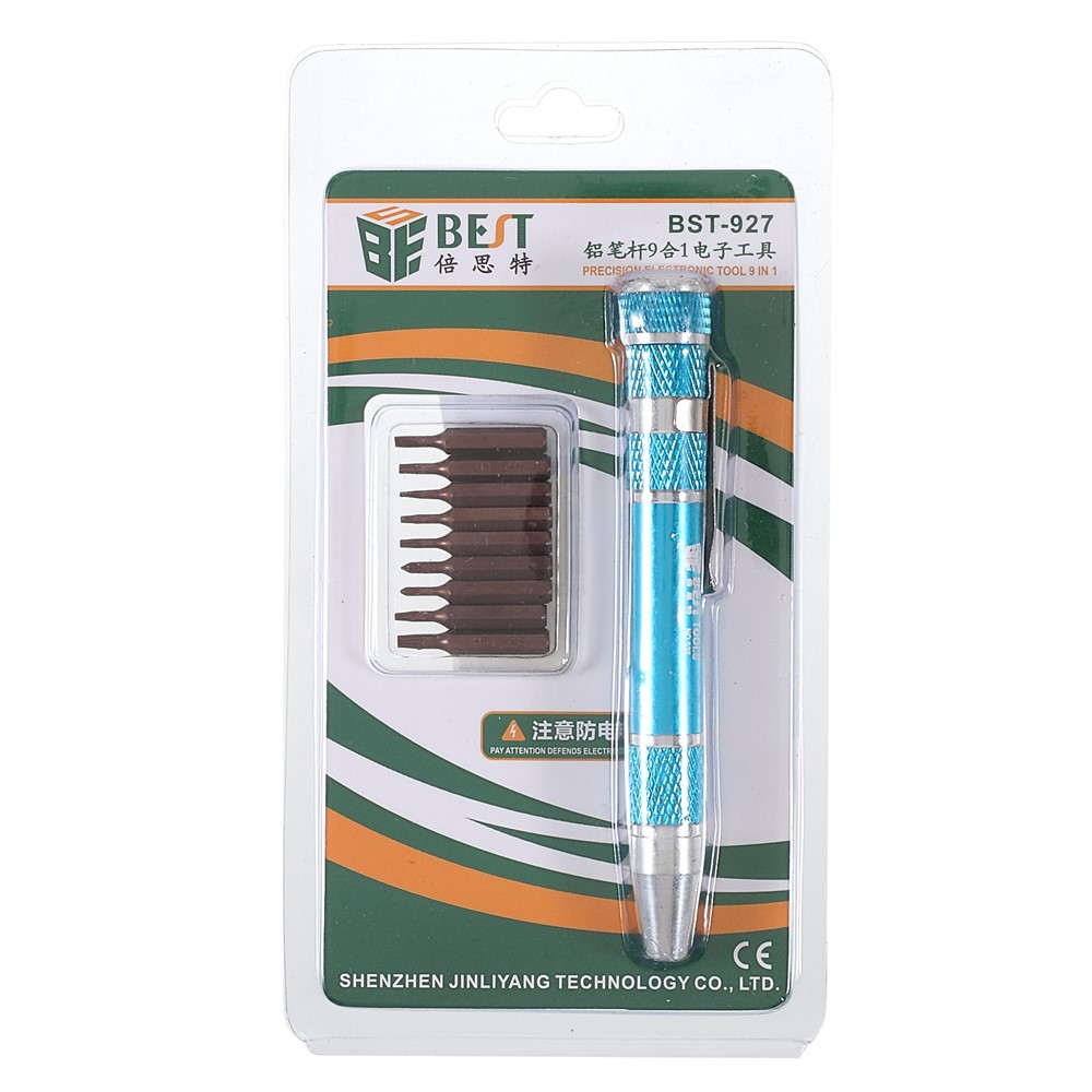 Mejor BST-927 9 en 1 S2 Precisión Mango de Aleación de Aluminio Magnético Pen Broad-6