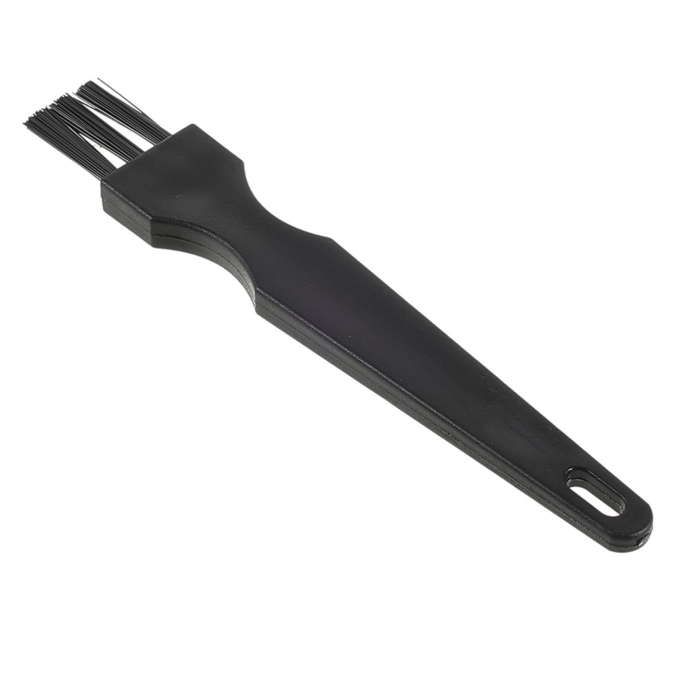 Medium Straight Shank Anti-Static 3-Tufted Cleaning Brush - 4-3