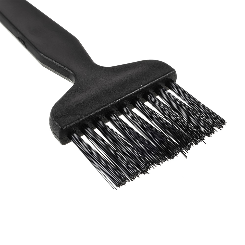 Large Straight Shank Anti-Static 12-Tufted Cleaning Brush - 7-7