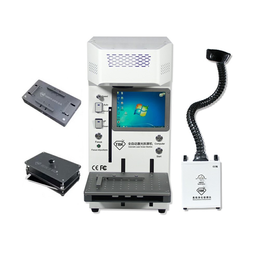 TBK 618 Fume Extractor Smoke Purifier High Efficient Purification Smoking Instrument for Phone Welding Repair Laser Machine - 220V-4