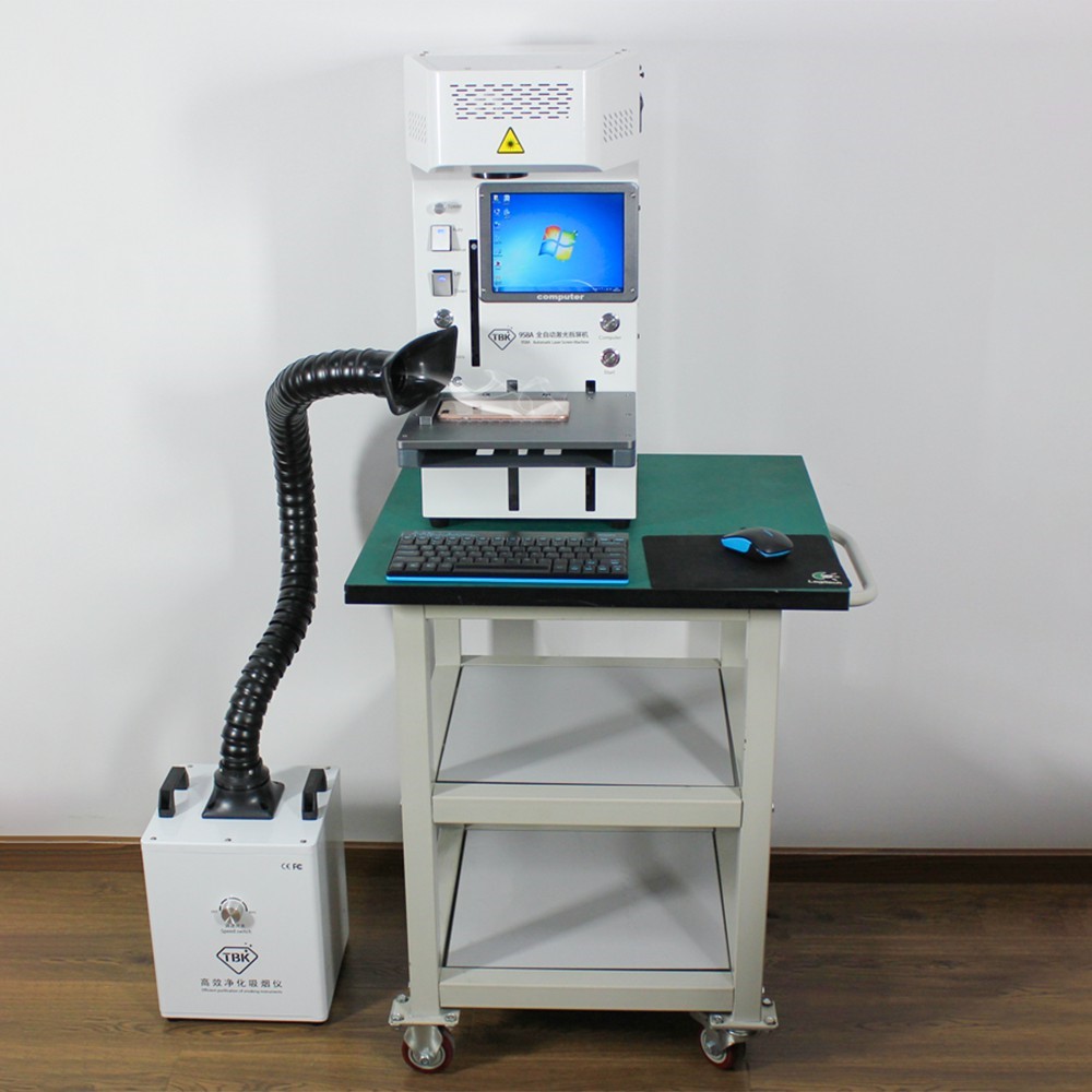 TBK 618 Fume Extractor Smoke Purifier High Efficient Purification Smoking Instrument for Phone Welding Repair Laser Machine - 220V-5