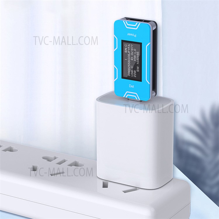 JC JCID-CT01 USB Tester Digital Charger PD Charger Detector HD OLED Screen Accurate Identification of Genuine and Imitation Product-3