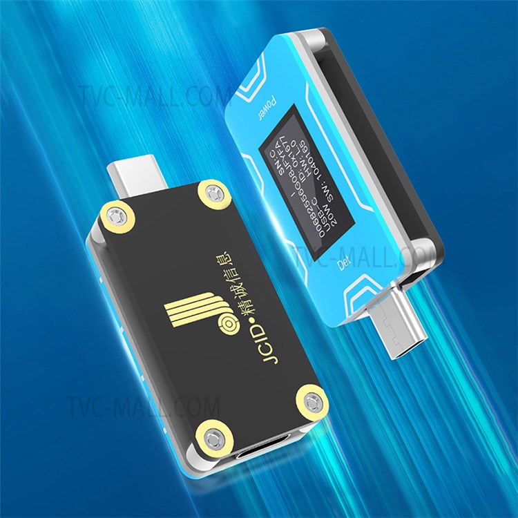 JC JCID-CT01 USB Tester Digital Charger PD Charger Detector HD OLED Screen Accurate Identification of Genuine and Imitation Product-6
