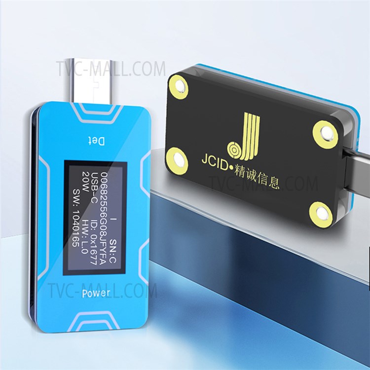 JC JCID-CT01 USB Tester Digital Charger PD Charger Detector HD OLED Screen Accurate Identification of Genuine and Imitation Product-8