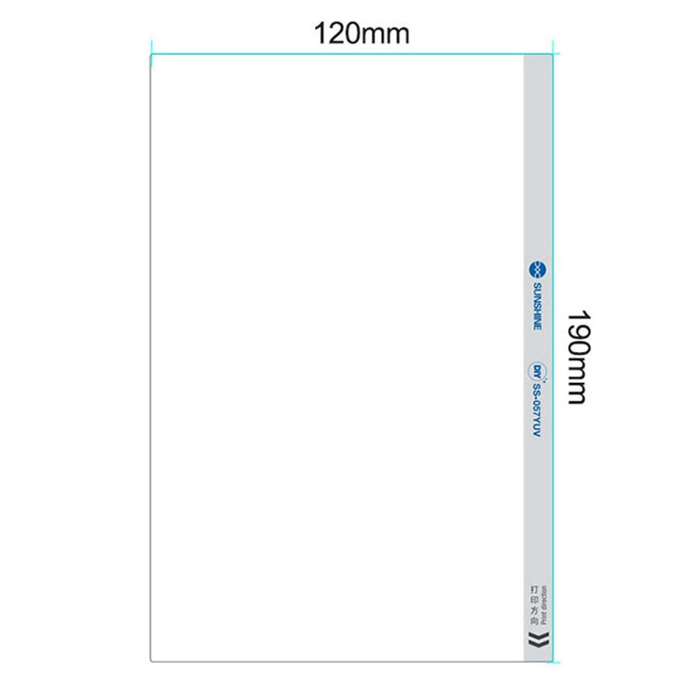 SUNSHINE SS-057YUV 50Pcs/Pack Flexible Oiliness Protective Back Film with UV Oily Customization for SS-890 Cutting Machine-5