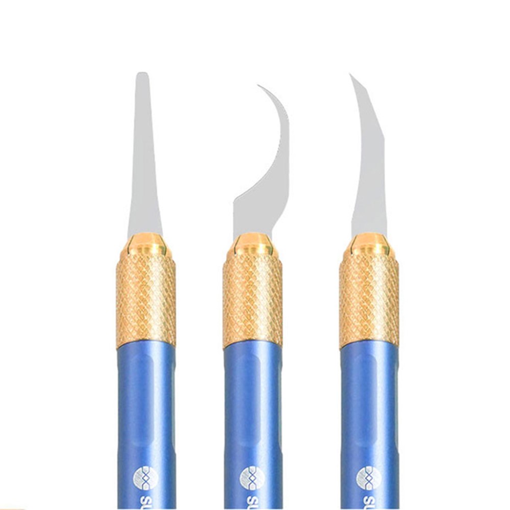 SUNSHINE SS-101F Chip Repair Advanced Blade Set Non-slip Handle Glue Removal Tool for Mobile Phones-7