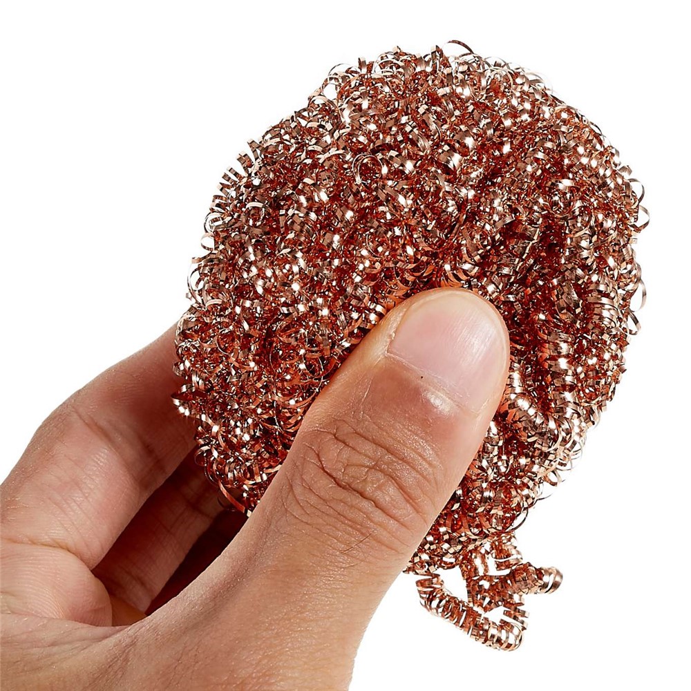 BEST Desoldering Cleaning Ball Soldering Iron Tip Cleaning Tool Soldering Nozzle Tip Copper Wire Cleaner-2