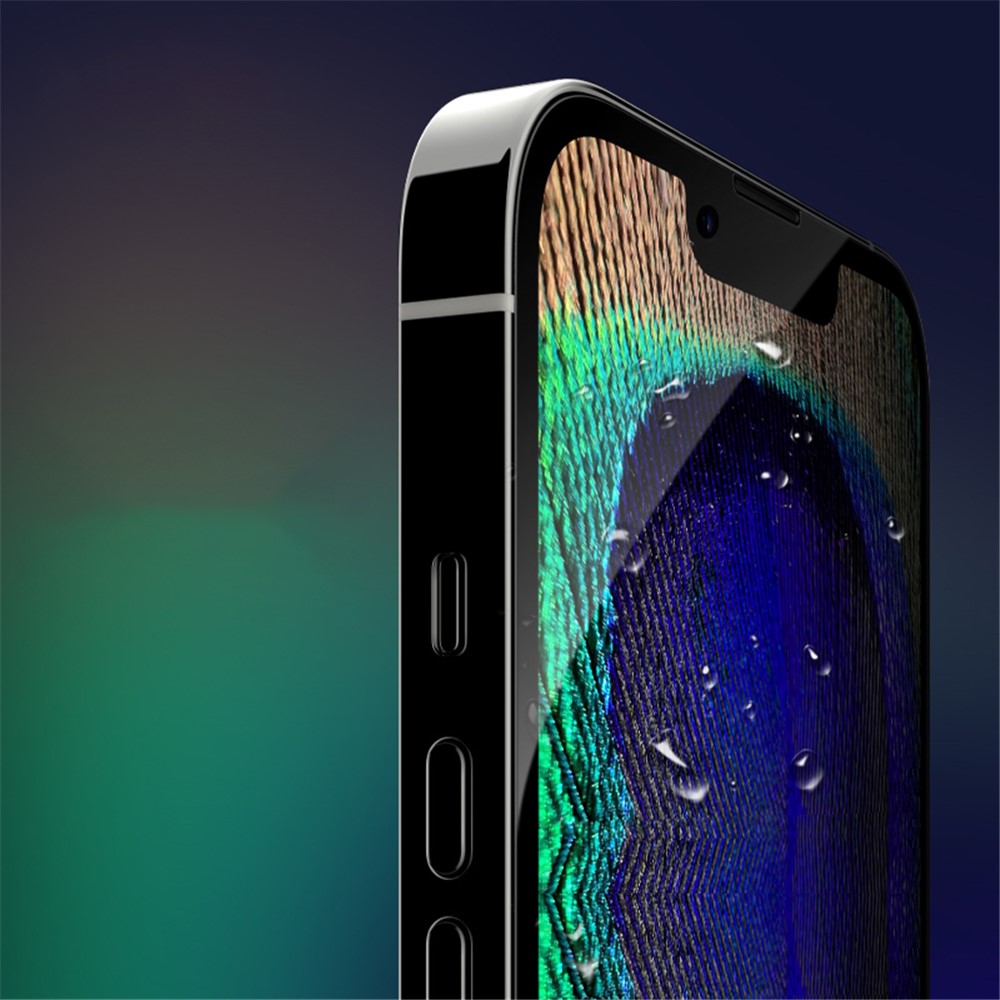 MOMAX Scratch Resistant Anti-spy Tempered Glass Screen Protector for iPhone 13 Pro Max 6.7 inch - Black-5