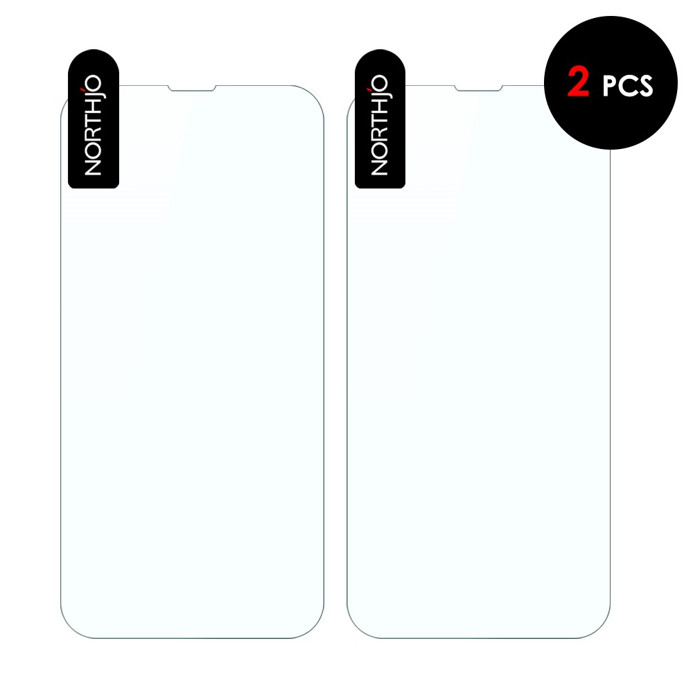 NORTHJO 2Pcs/Set for iPhone 13 Pro Max 6.7 inch A+ 0.3mm 2.5D Ultra Clear Premium Tempered Glass Film Anti-fingerprint Screen Protector-5