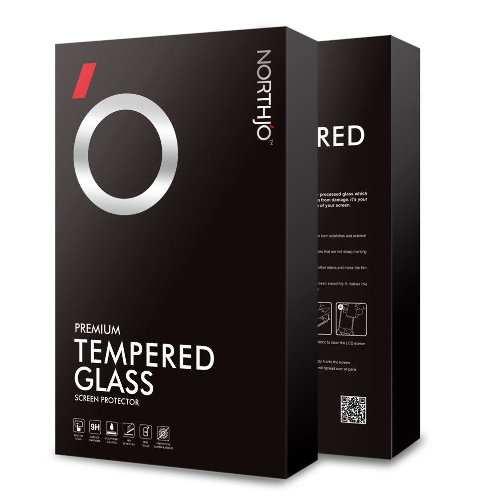 NORTHJO 2Pcs/Set for iPhone 14 Pro 6.1 inch A+ 0.3mm 2.5D 9H Hardness Tempered Glass Ultra Clear Screen Protector-7