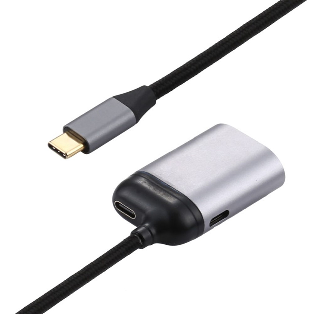 4K Type-C to Mini DisplayPort1.4 PD Data Transfer Adapter USB 3.1 Type C to Mini DP Cable for HDTV Projector-2