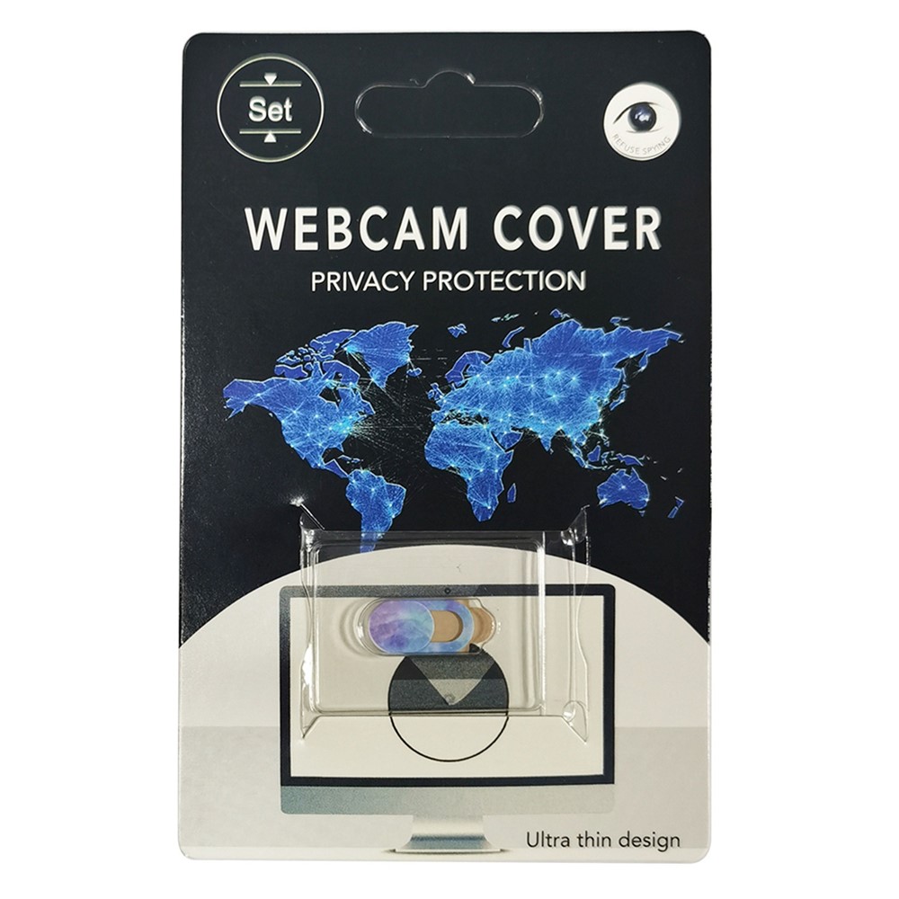 Starry Sky Pattern Webcam Cover Laptop Tablet Camera Slider Cover Privacy Protection Cap - B1-X1-4