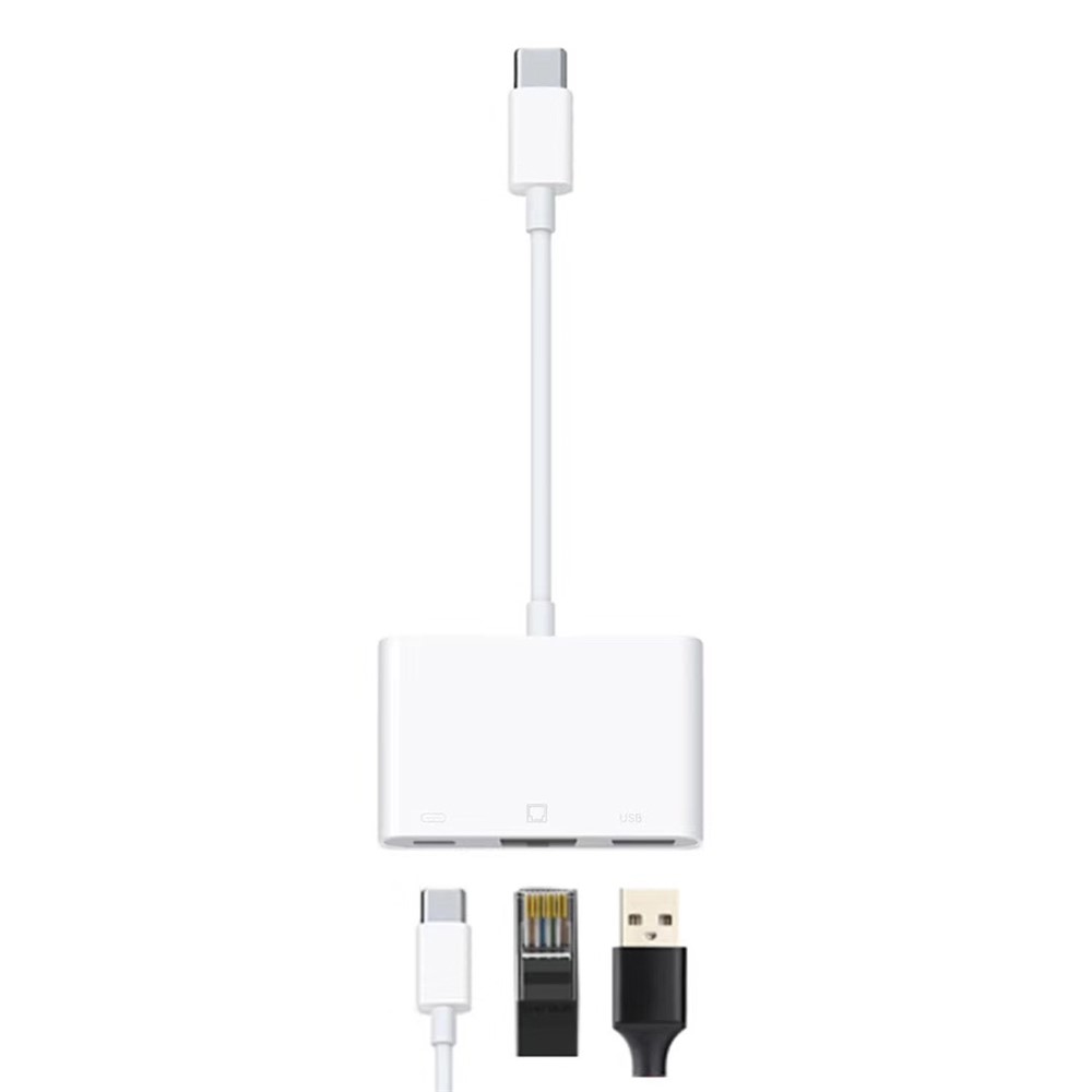 Type C Vers RJ45 + + USB Type-c OTG Câble Adaptateur-2