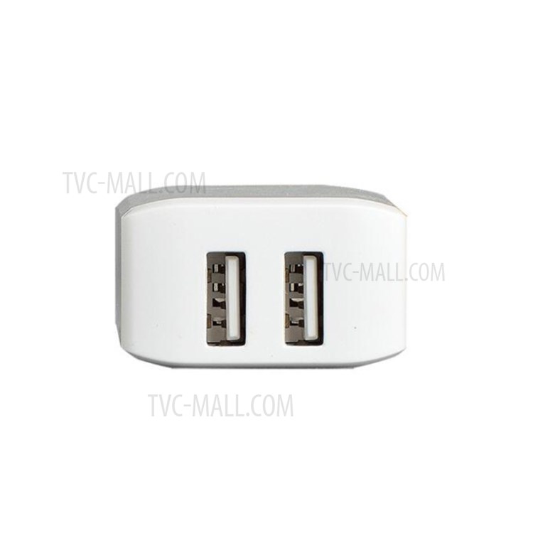 CYKE USB-31 Dupla USB Adaptador De Alimentação Do Carregador Parede 5V 2A - Plugue Da UE-4