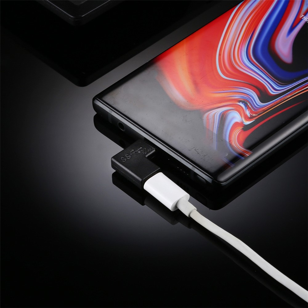 90 Degree USB-C Type-C Male to Female Adapter-4