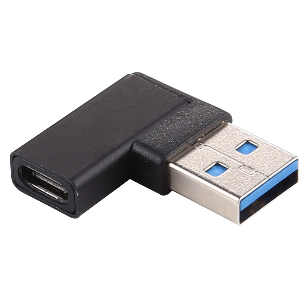 Ângulo Direito De 90 Graus Tipo C Feminino Para USB 3.0 Adaptador De Dados Masculino 10Gbps Para Laptop Desktop PC-2